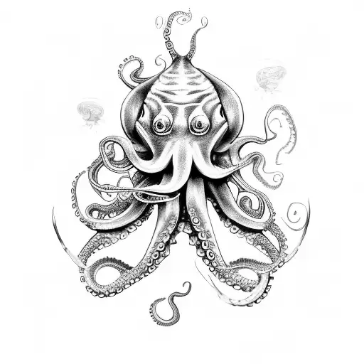 Octopus And Angler Fish