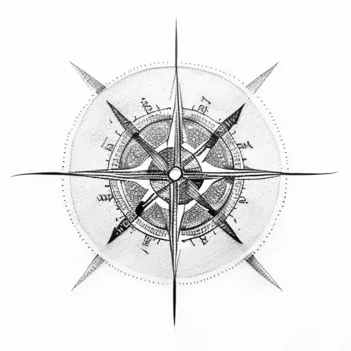 Viking Compass Raven Tree