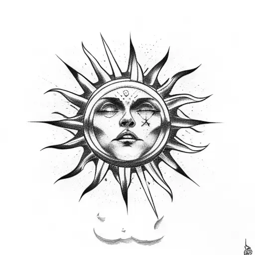 Cross With Sun Shining Above