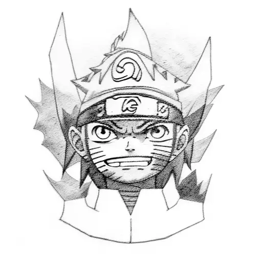 Naruto Con El Sombrero De Luffy