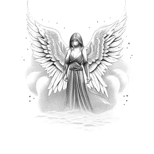 Angel Con Brazos Abierto