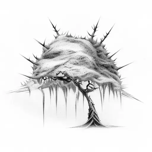 Barbed Wire Tree Showing Reborn