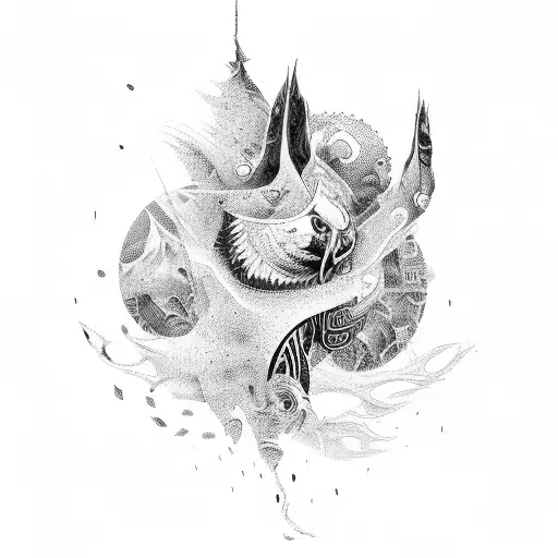 A Dynamic Composition Showcasing The Energy And Movement Associated With Adhd