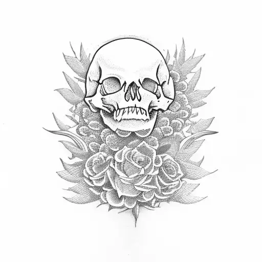 Weed And Skull