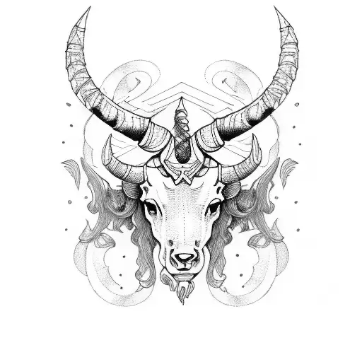 Capricorn Half Sleeve