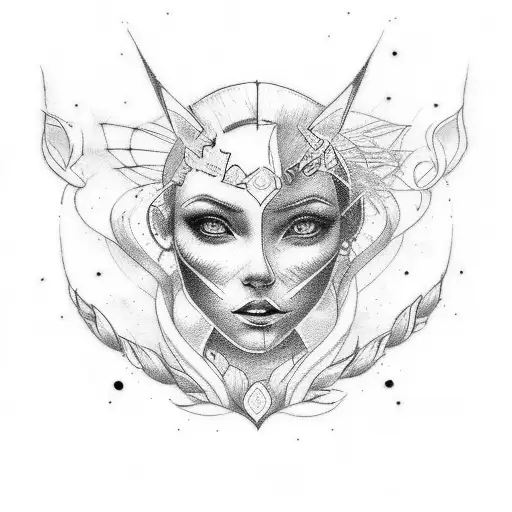 Tattoo Idea For A Girl For Strength Wisdom Over Coming Anything And Gangster