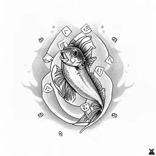 Betta Fish And Lotto Flower