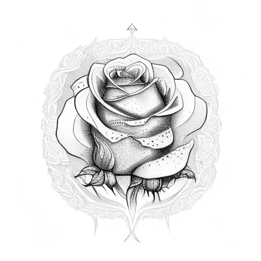 The Word Rosas In Old English Cursiv