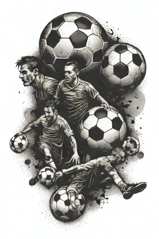 Soccer With Family Of 3