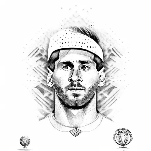 Leo Messi With The World Cup