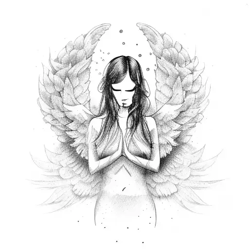 A Depressed Sleeping Angel