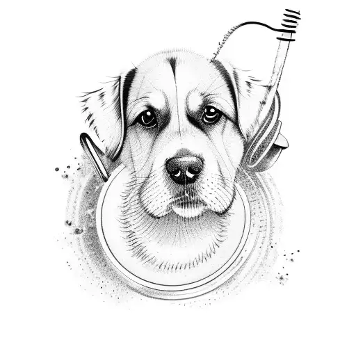 Picture Of A Dog Washing Dishes