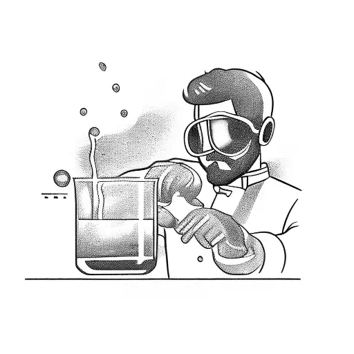 A Bartender Pouring A Drink With A Gaming Controller As The Glass