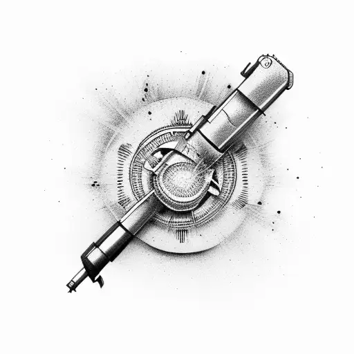 Police Man With Pepper Spray Gun