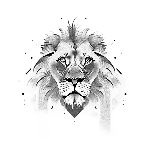 Full Realism Lion Back