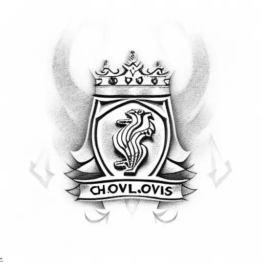 Soccer Tattoo Of Chivas And Liverpool Logo