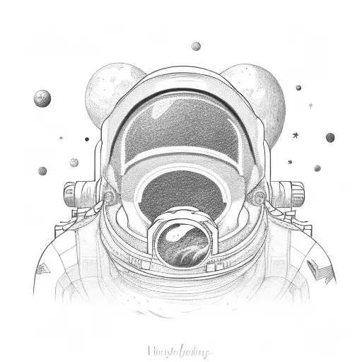 Astronaut With Dreadlocks