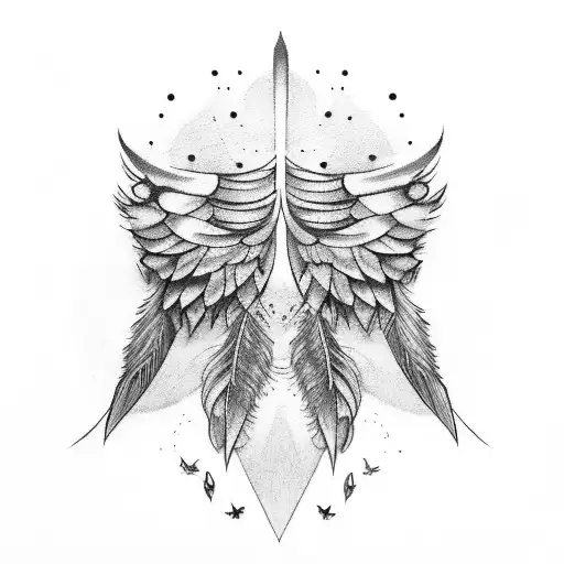 Icarus Wing Single Sticks And Feathers