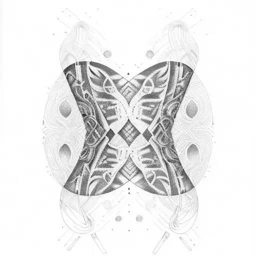 Line Patterned Waist