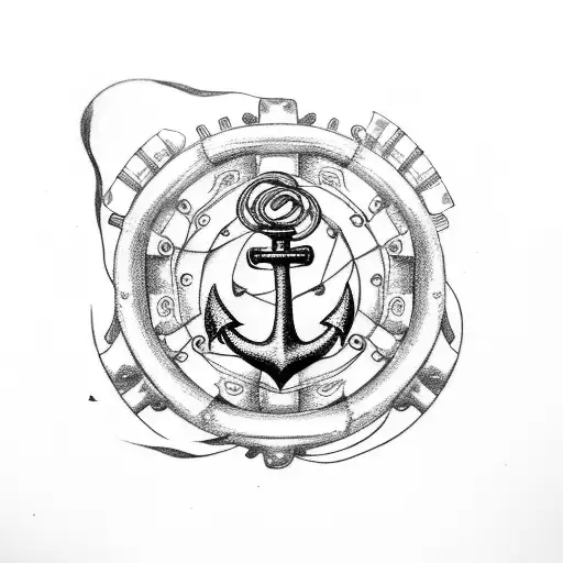 Anchor With Gearwheel