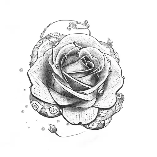 Corn Snake With Roses