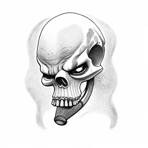 Grim Reaper With Clown Nose