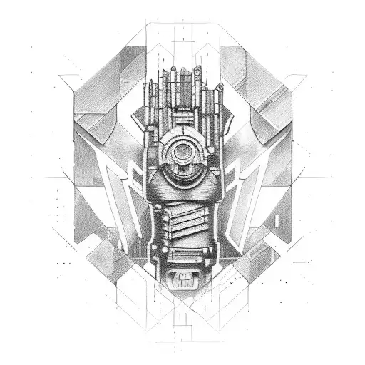 Cyberpunk Forearm Minimalist