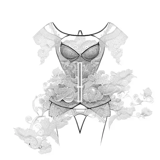 An Elegant Chinese Fan Made Of Lingerie Patterns