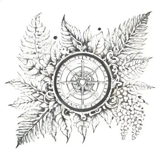 Fern And Compass