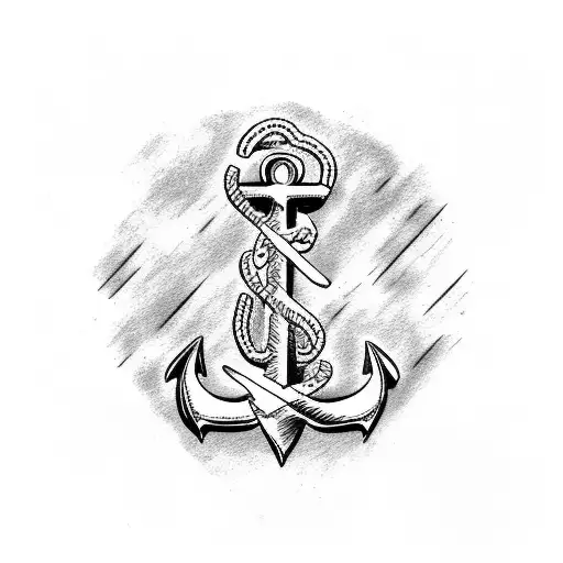 Letter A As Anchor