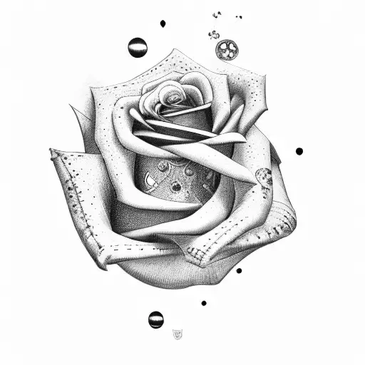 Boking Glove And Rose