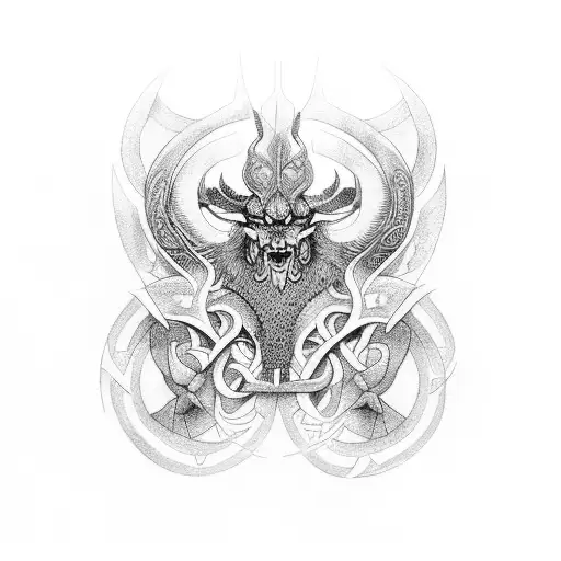 Drawing Summarizing Nordic Mythology Epically