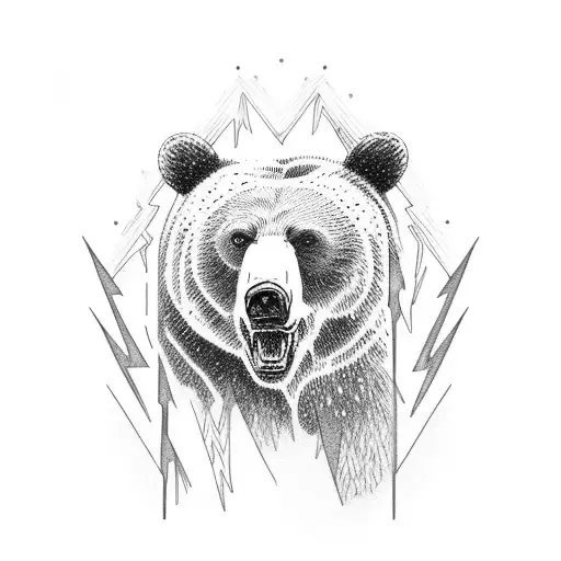 Bear With Lightning