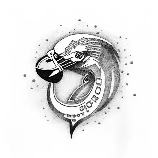 Flamingo With Dallas Cowboys Star