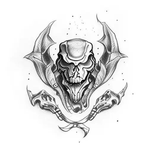 Reaper Holding A Billard