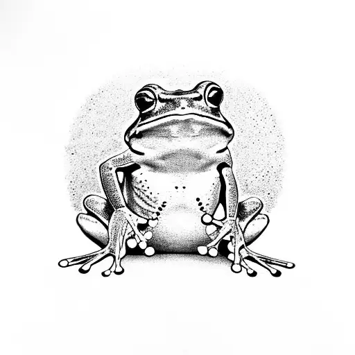 Frog In The Water Well