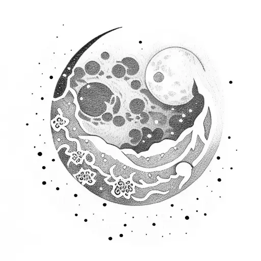 Moon Boy Mom Starry Sky