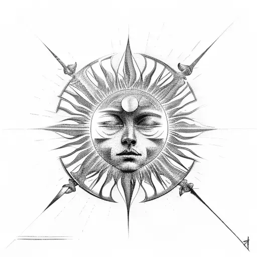 Icarus In Front Of The Sun