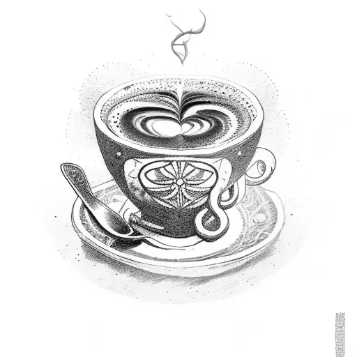 A Pile Of Ancient Books With A Cup Of Coffee