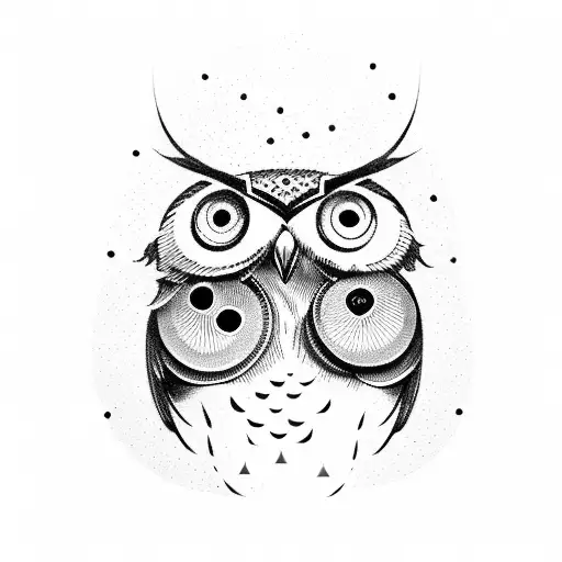 Owl Perched On The Head Of A Spear