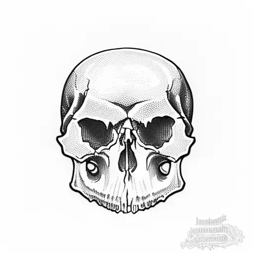 Skull With Headdreas