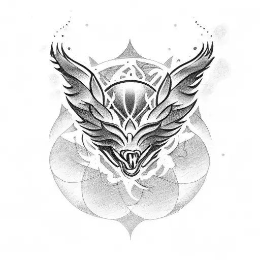 Fire Outline With Baseball