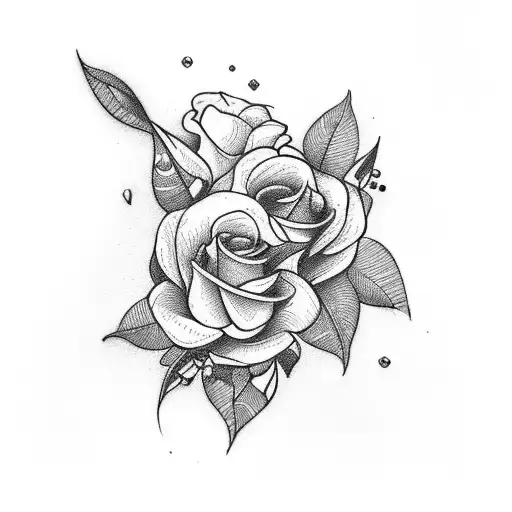 Pockets Watch With Floral Design