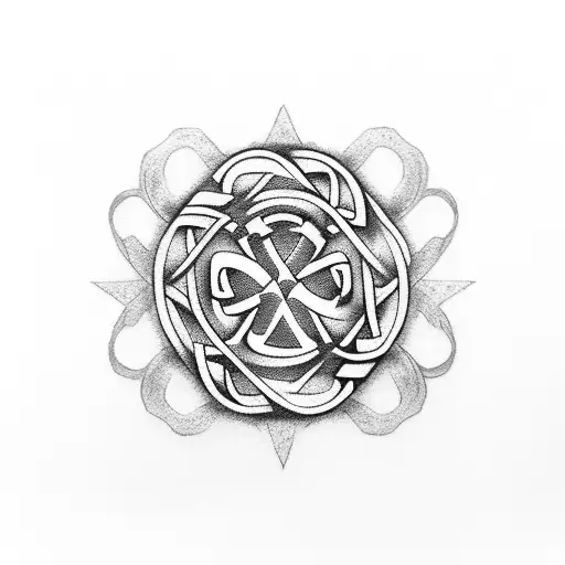 Occupational Therapist Symbol With Irish Clover Incorporated