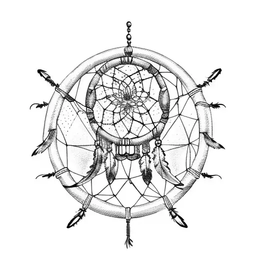 A Dreamcatcher With Musical Notes