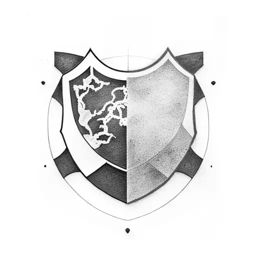 A Batman Symbol Fused With The Fc Barcelona Logo