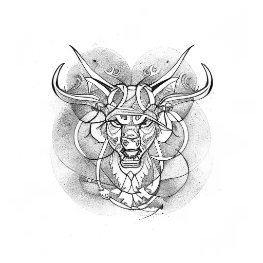 Leo Capricorn Love Tattoos Combined