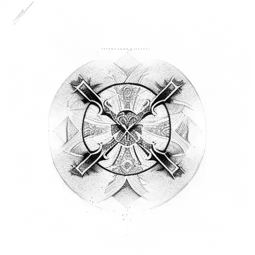 Christian Cross Yshw