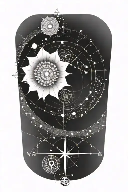 Fibonacci Sequence With Compass Design