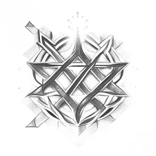 Combined Arms Form A Star Of David